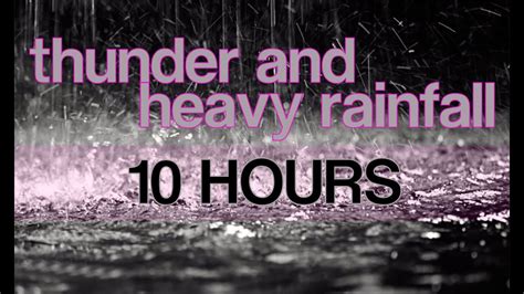 rain and thunder sounds|10 Hours Rain & Thunder .